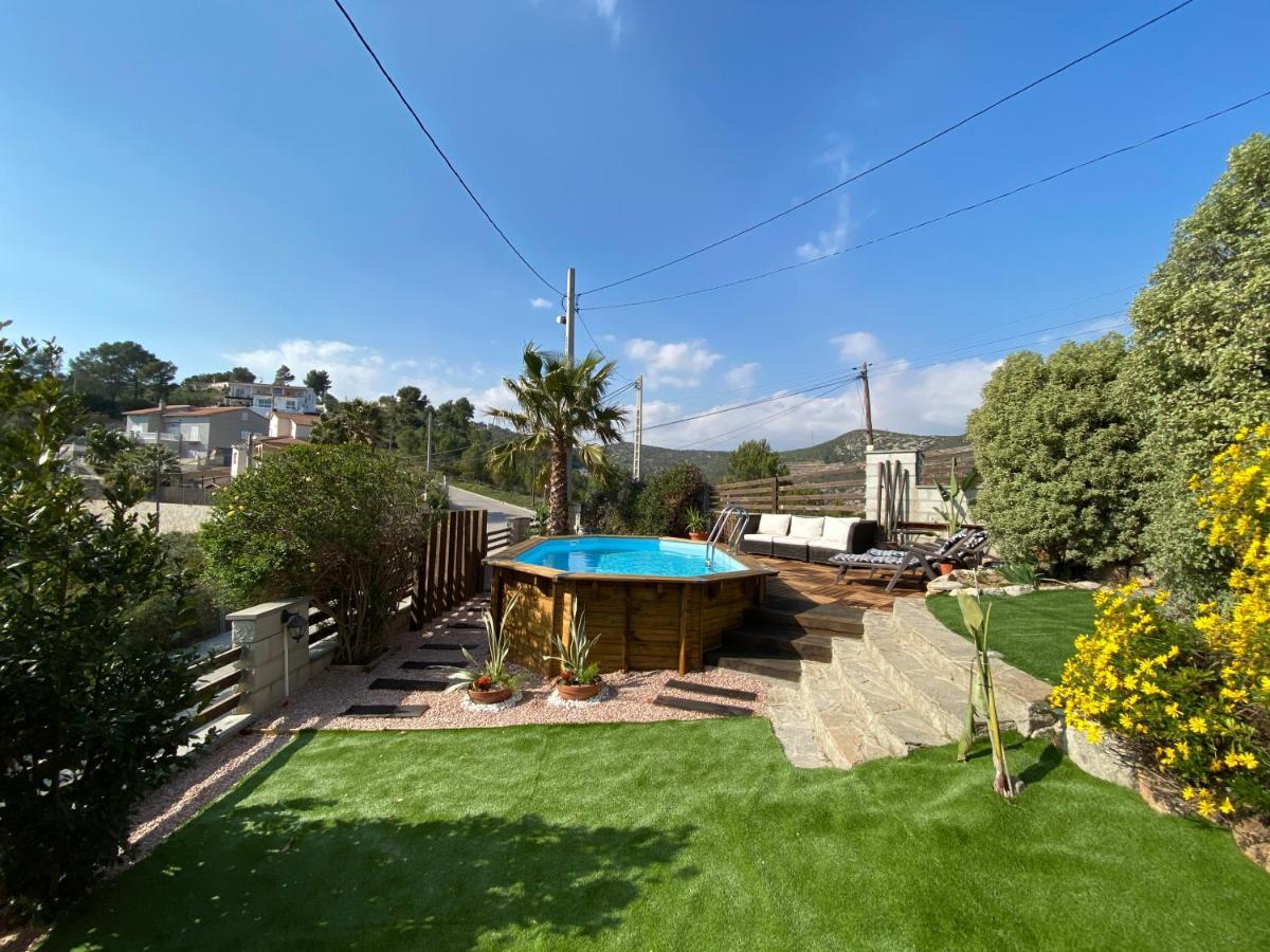 Amazing Vila Close To Sitges, Jacuzzi, Swimming Pool & Exellent Views Оливелья Экстерьер фото