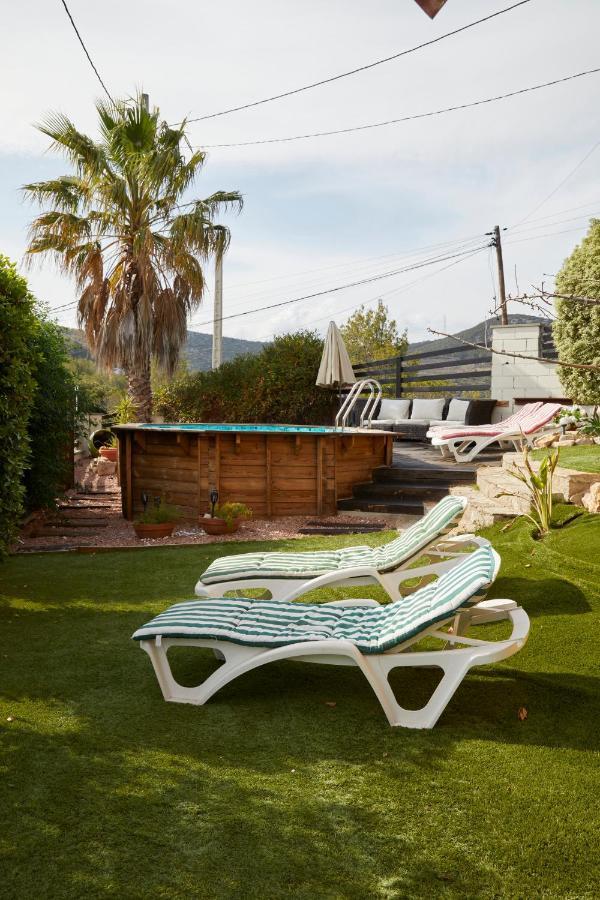 Amazing Vila Close To Sitges, Jacuzzi, Swimming Pool & Exellent Views Оливелья Экстерьер фото